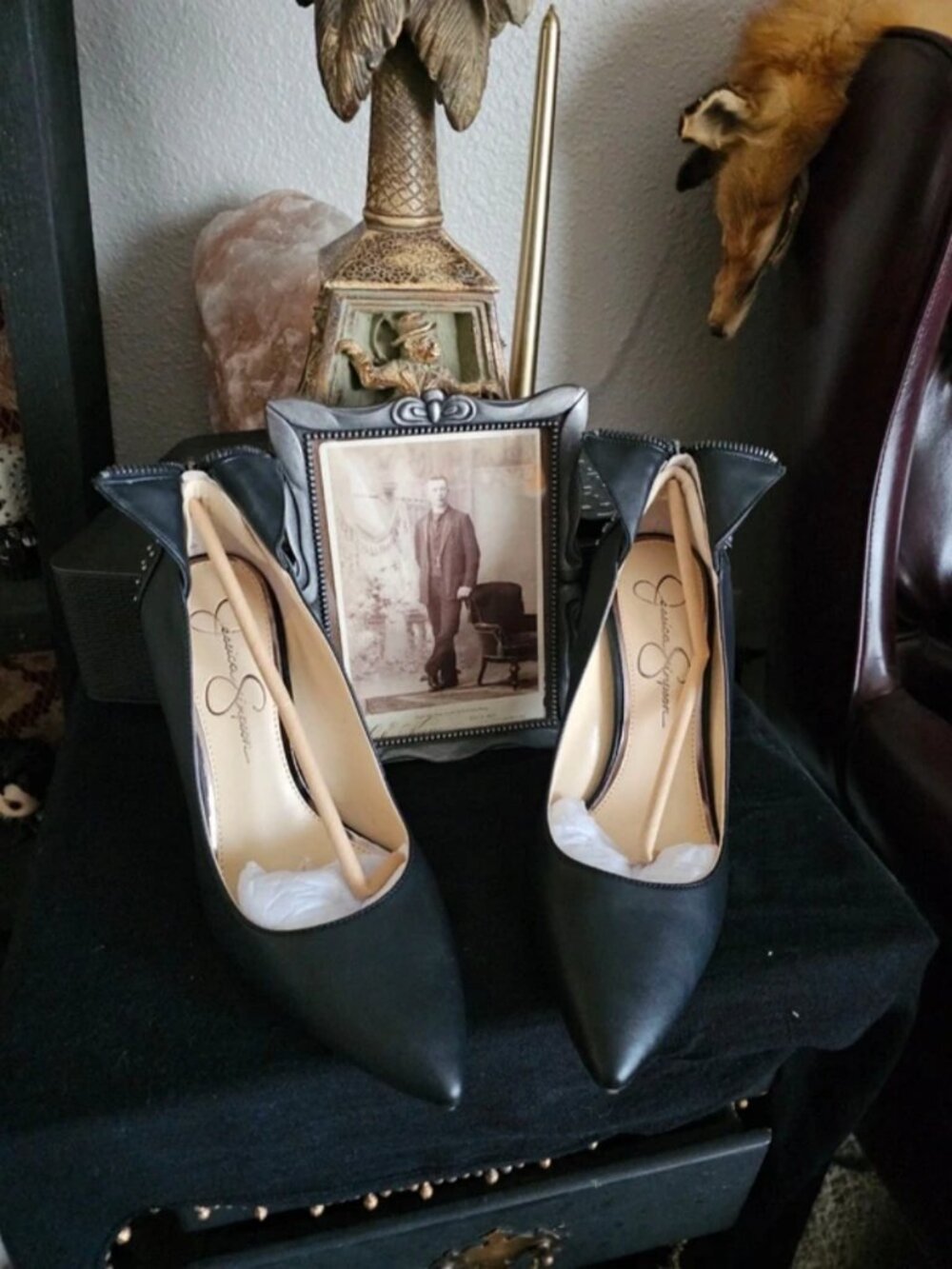 Jessica Simpson Studded Heel Pumps